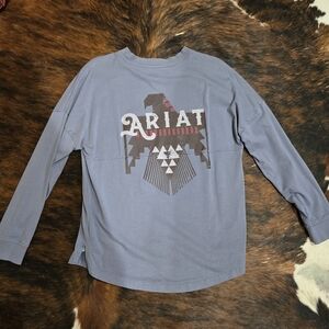Ariat Graphic Long Sleeve Shirt in Blue New